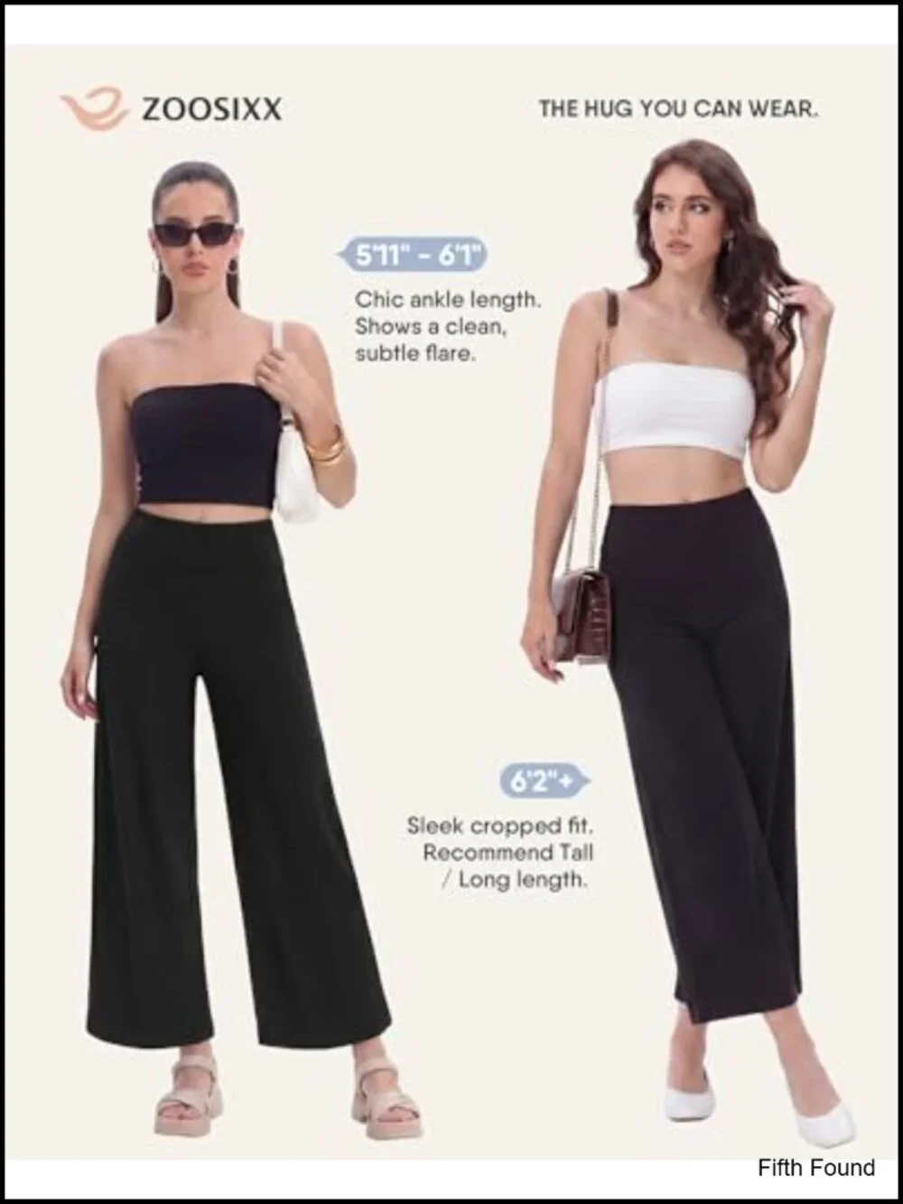 High Waist Wide Leg Palazzo Pants - Casual Beach Lounge Flowy Stretchy Trousers